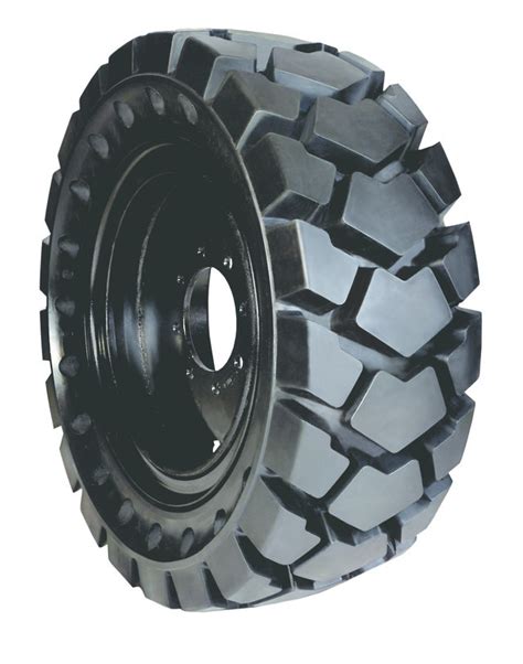 solid tires for skid steer better or worse|flat proof skid steer tires.